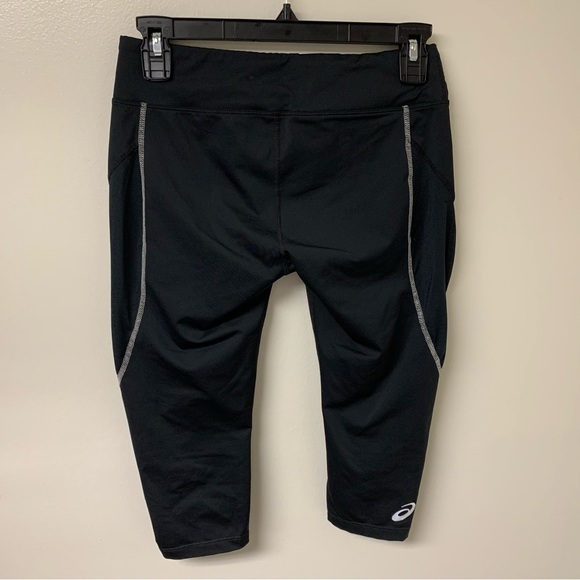 Asics Inner Muscle Cropped Knee Length Leggings Size Small - Picture 4 of 7